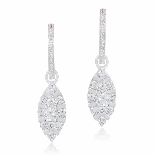 Maquise Diamond Earrings