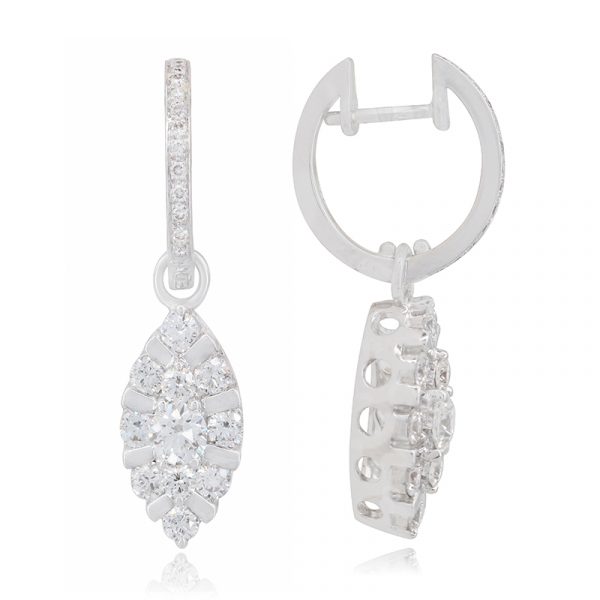 Maquise Diamond Earrings