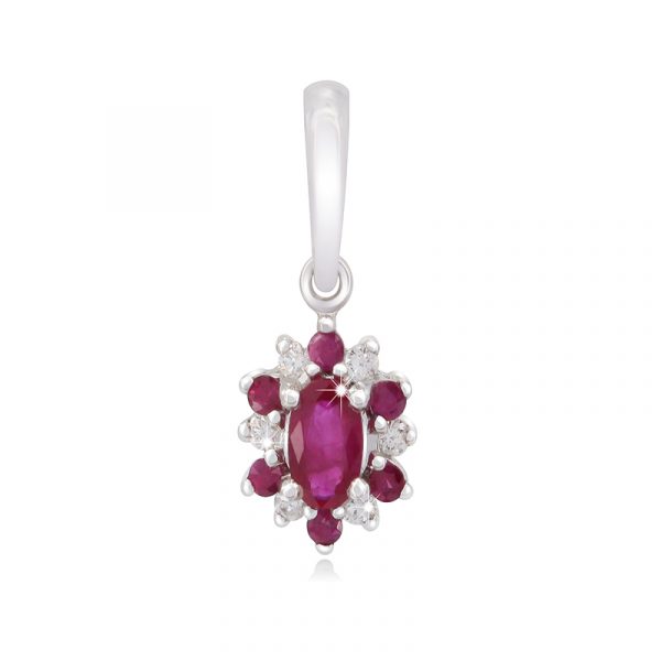 Ruby Marquise Pendant