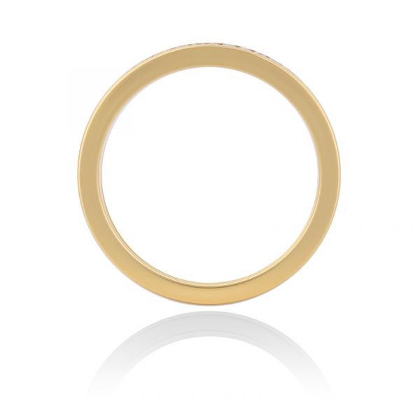 Round S Yellow Engagement Ring