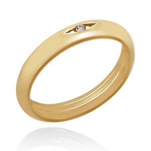 Marquise  Yellow Engagement Ring S