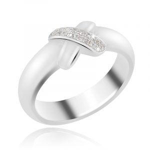 Cross Engagement Ring M